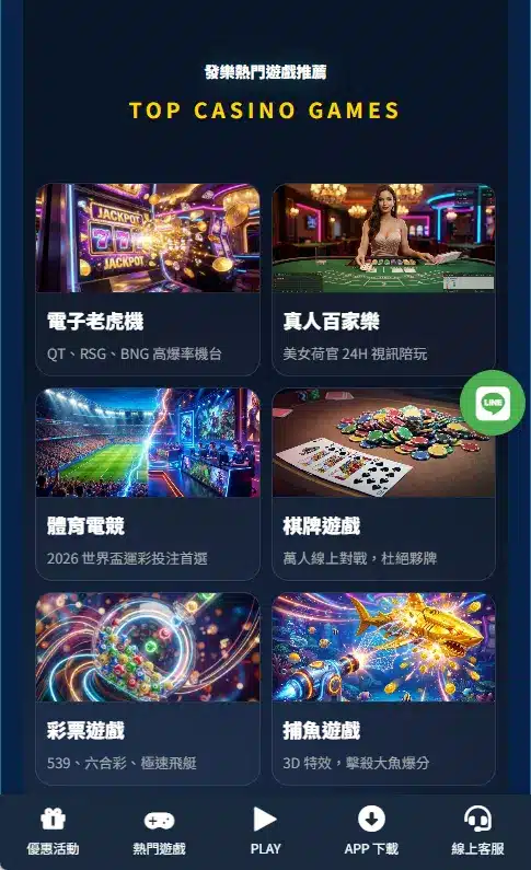 TU娛樂城評論網展示之 發樂娛樂城 相關第三方素材圖片